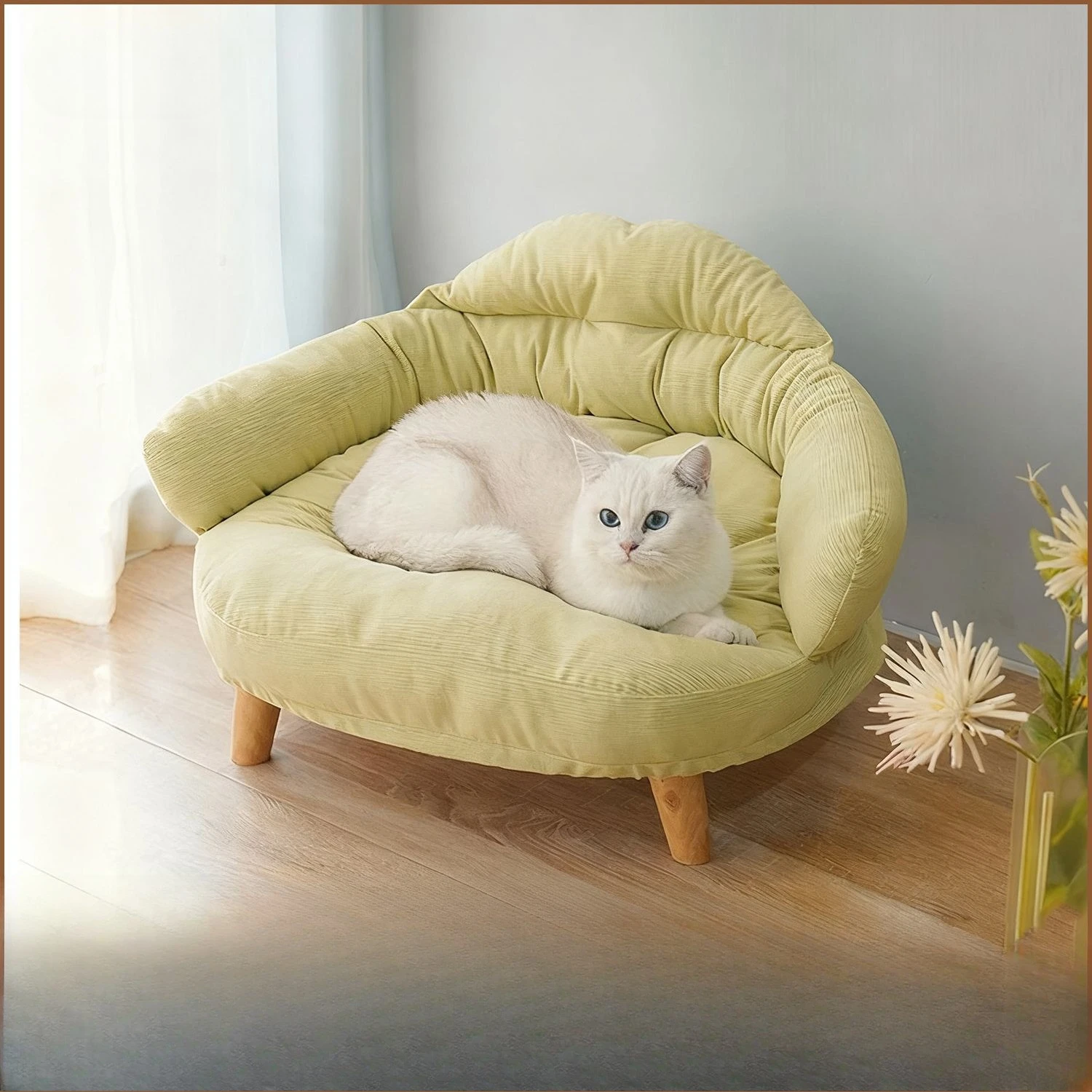 

New Pet Sofa Bed Removable Washable Cat Dog Bed All Season Cushion Mat for Cats Dogs