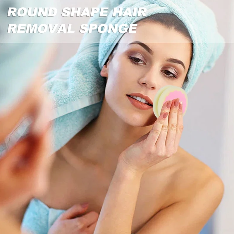 5 Stück Enthaarung spads schmerzloser Haaren tfernungs schwamm für Gesicht Bein Arm Körper, wieder verwendbares physisches Haaren tfernungs werkzeug