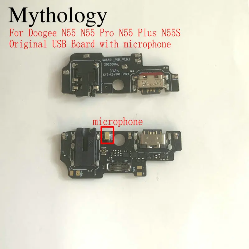 For Doogee N55 Pro N55 Plus N55S N55 Original USB Board Charging Dock Connector Mobile Phone Repair Parts