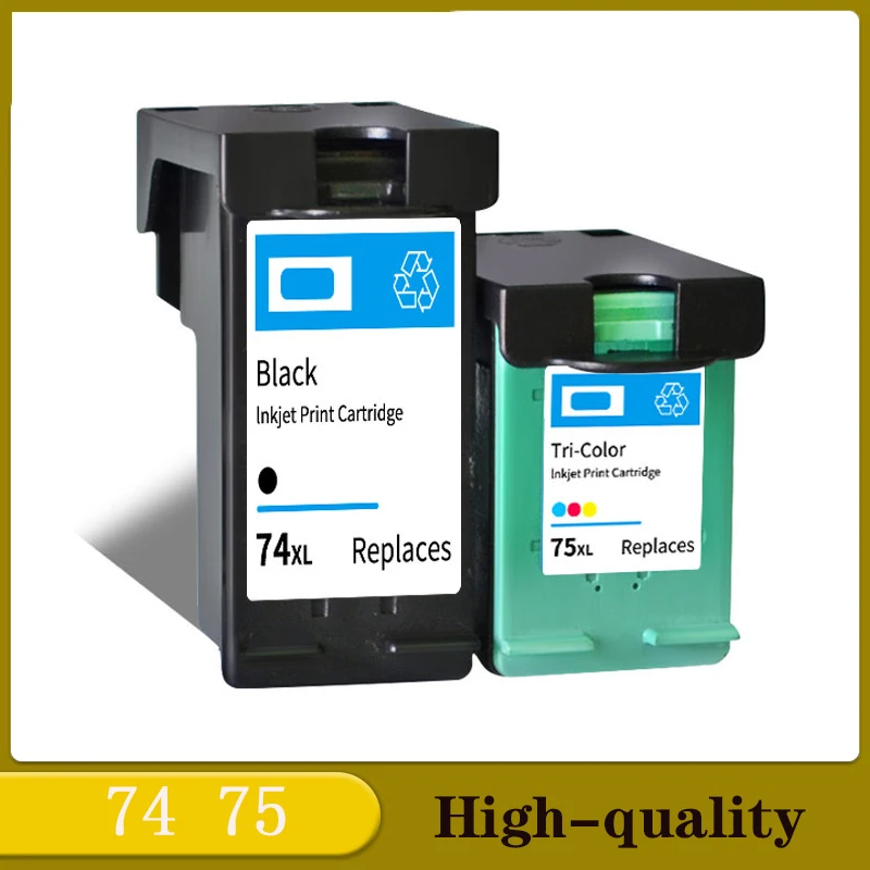 74XL 75XL Ink Cartridges Compatible For hp 74 75 XL for hp74 for hp75 Photosmart C4200 C4280 C4345 C4380 C4385 C4480