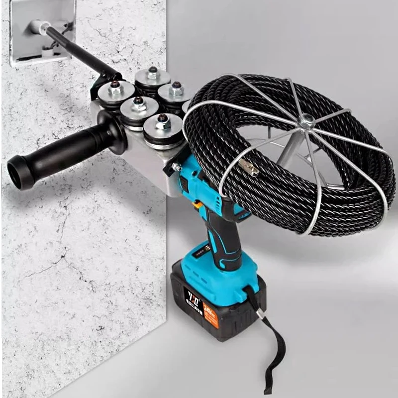 CX-300 آلة خيوط كهربائية جهاز سلك الرصاص ، أداة خيوط أوتوماتيكية بالكامل آلة سحب الأسلاك الكهربائية للمياه