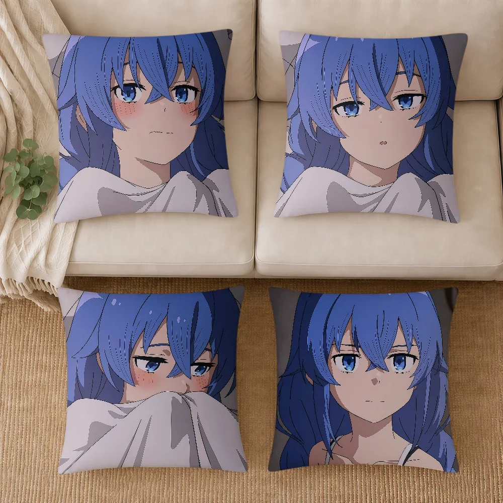 M-Mushoku T-Tensei cushion cover Double Sided soft Pillowcase hogar Sofa Living Room Home bed Decor pillowcovers Gift