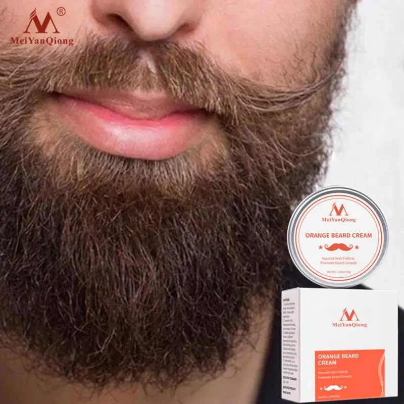 Erkek bitki yoğun sert sakal bakım kremleri nemlendirici pürüzsüz büyüme teşvik yağlama krem sakal şekillendirme krem 30g TSLM1 yeni