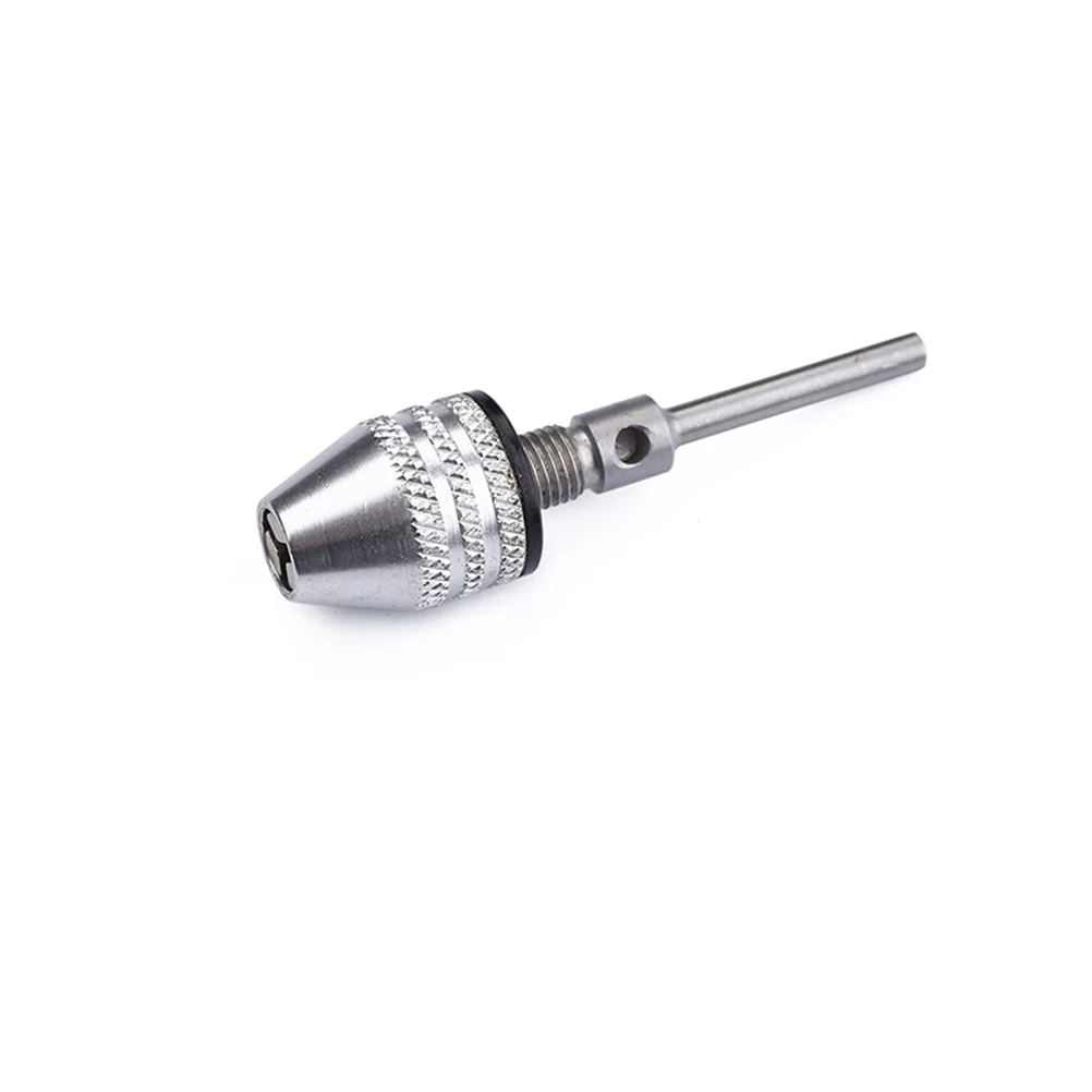 

Keyless Aluminium Alloy Mini 3-Jaw Drill Chuck Drilling Adapter Converter to Hold 0.3-3.4mm Drill Bits Converter Hand