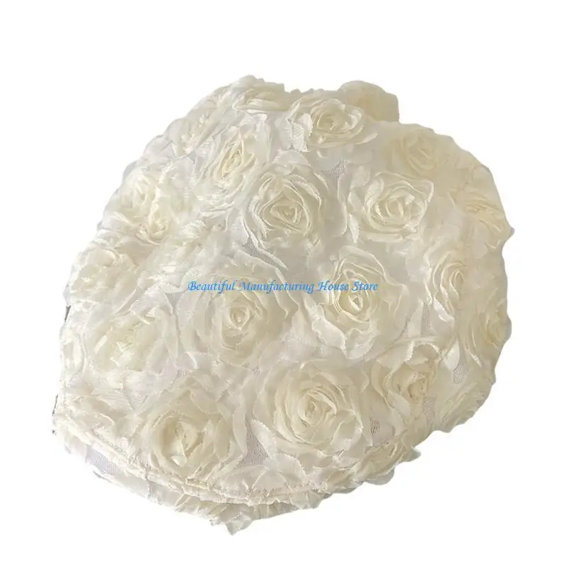 

E56A Temperament Hat for Woman Teens Outdoor French Hat Holiday Spring Sunproof Painter Hat Breathable