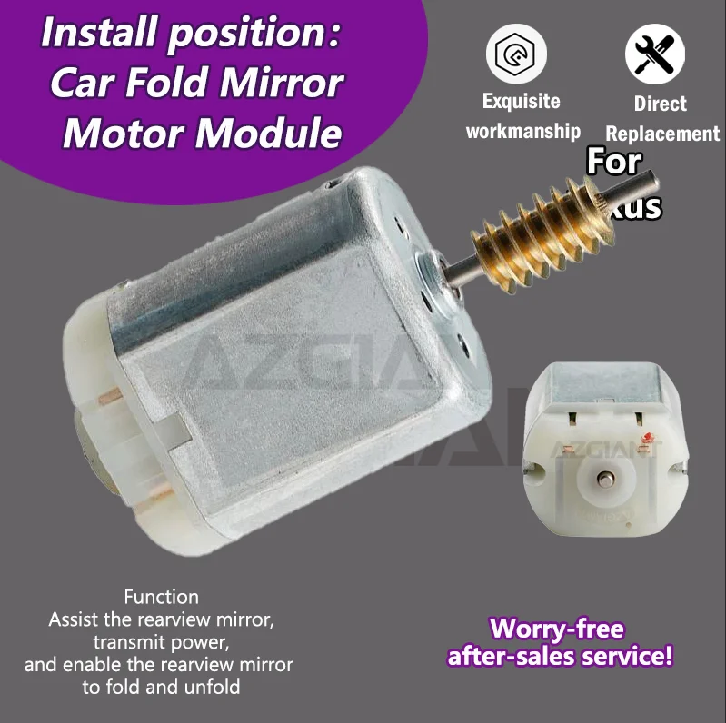 AZGIANT FC-280PD-18165 Car Door Side Mirror Electric Fold function R L Motor For Lexus ES300/GS300/GS400/GS430 car gadgets