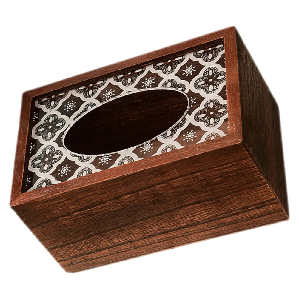 

Solid Vintage Napkin Paper Towel ganizer Holder Home Office Restaurant Use Wooden Dispenser Storage ganizer