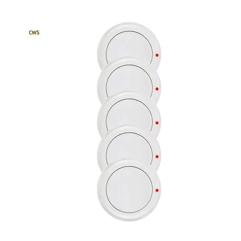 433Mhz copia inalámbrica interruptor de Control remoto interruptor de botón de Control remoto inalámbrico código de aprendizaje