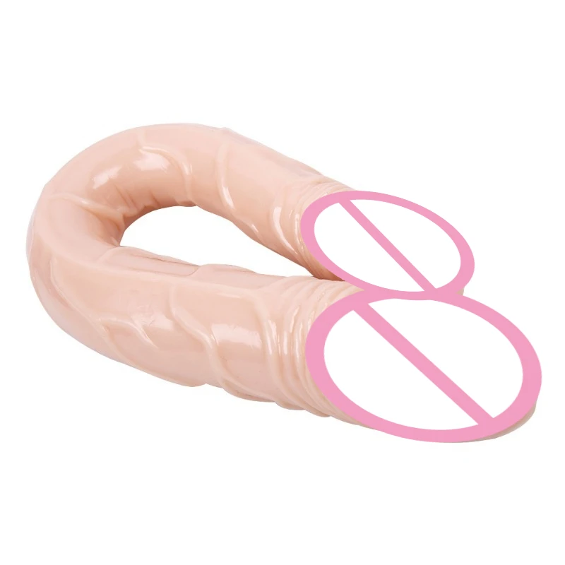 Długi podwójny penis Dildo Duży penis Dla dorosłych Dildo analne Wtyczki Ealistic Gay Zabawka dla kobiet Masturbator Cock Lesbian Goder Consolador 18