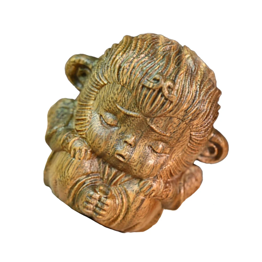 

Chinese Style Retro Monkey Incense Holder Wooden Carved Desktop Ornament For Living Room Bedroom Office Meditation Space