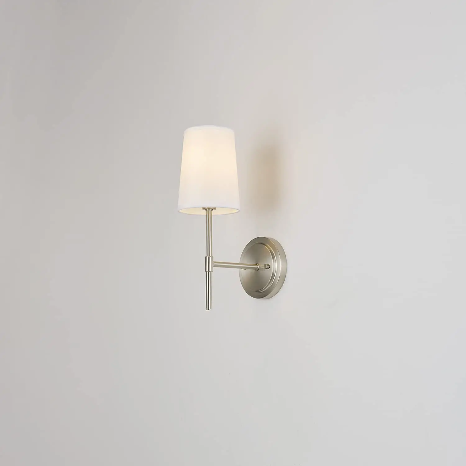 Nordic escovado níquel lâmpada de parede, Luzes LED internas, Wall Sconces para espelho do banheiro, Quarto Corredor Escadas, Luzes decorativas