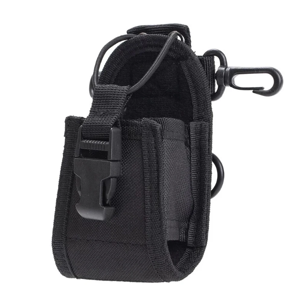 Security Walkie Talkie Bags Two-way Radio Pouch Adjustable Carry Cases Replacing Parts Replacement for Baofeng UV-5R/UV-82