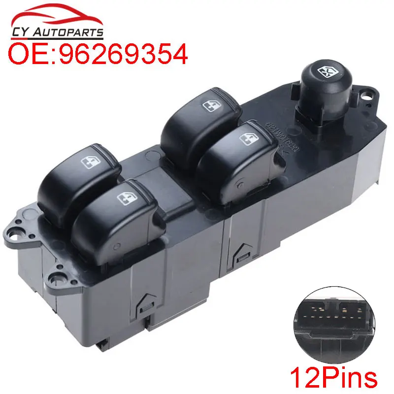 Auto Master Power Door Window Switch For DAEWOO NUBIRA LHD Left Driver Side 96269354 96269353 Autoparts