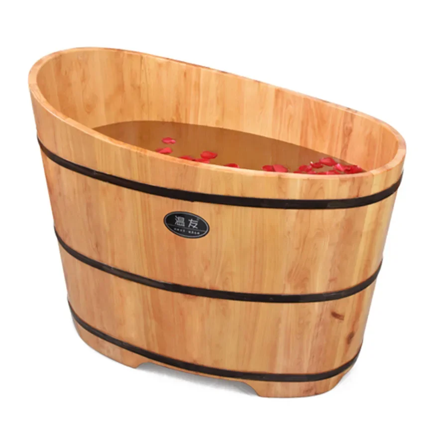 Wooden Adult Bibabad Bath Tub Foot Portable Foot Soaking Bath Cube Bathroom Banheira Dobravel Bathroom Furniture