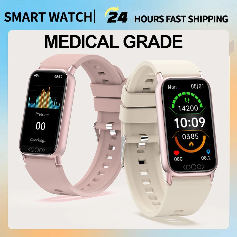 

New ECG+PPG SmartWatch Men Heart Rate Uric Acid Blood fat blood pressure Call Reminder Health Women IP68 Smartwatch 2025 Gift