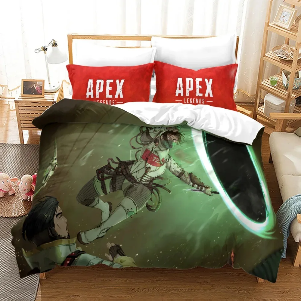 

APEX Legends Bedding Set For Bedroom Soft Modern Bedspreads Comefortable Kids Duvet Cover Quilt Cover And Pillowcase