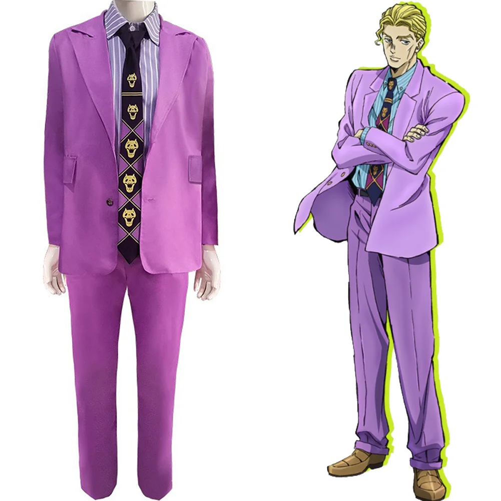 

JoJo‘s Bizarre Adventure Kira Yoshikage Cosplay Costume Outfits Halloween Carnival Suit