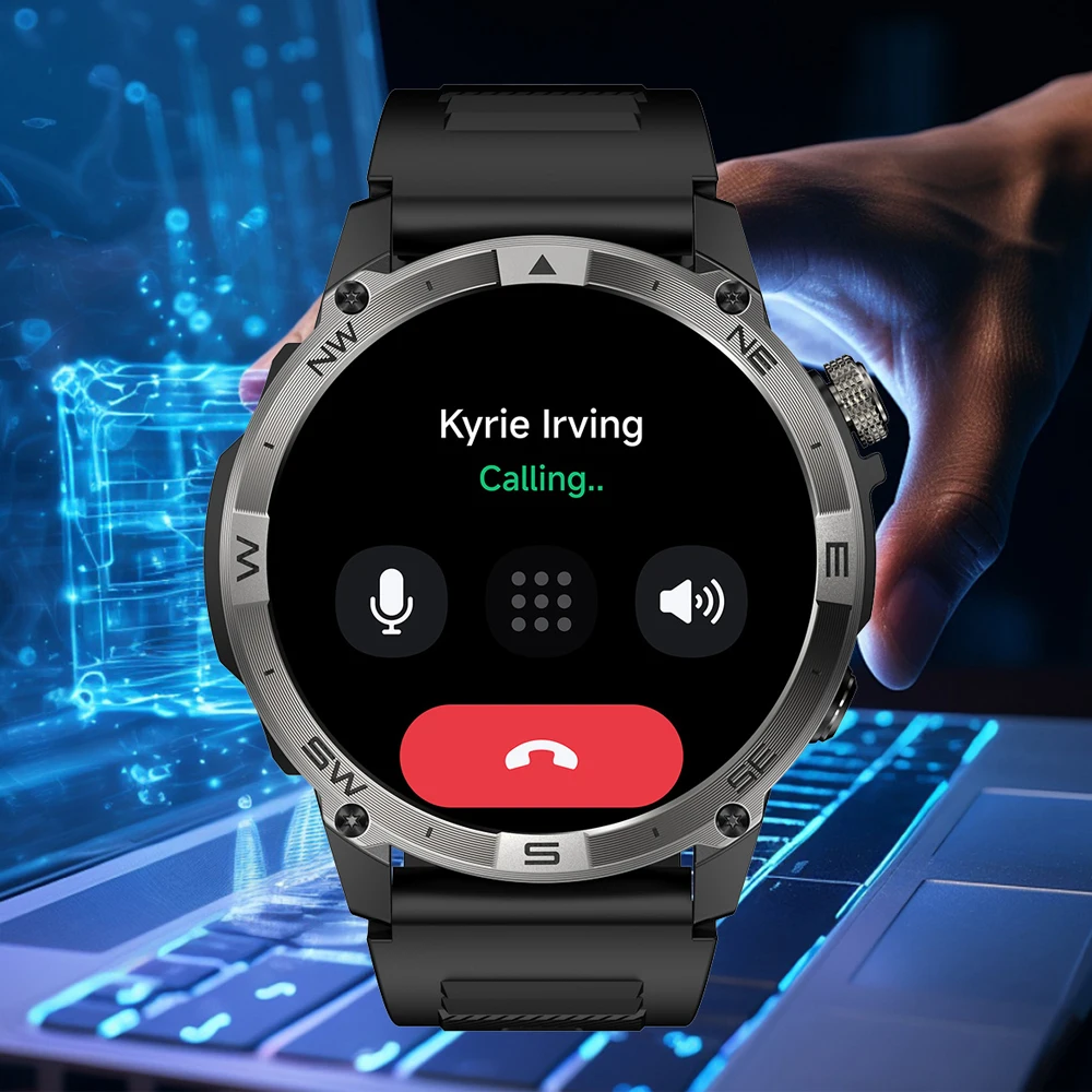VALDUS 2024 New VG40 Pro Smartwatch GPS Compass NFC Bluetooth Call Heart Rate Detection Voice Control Altitude AMOLED Smartwatch
