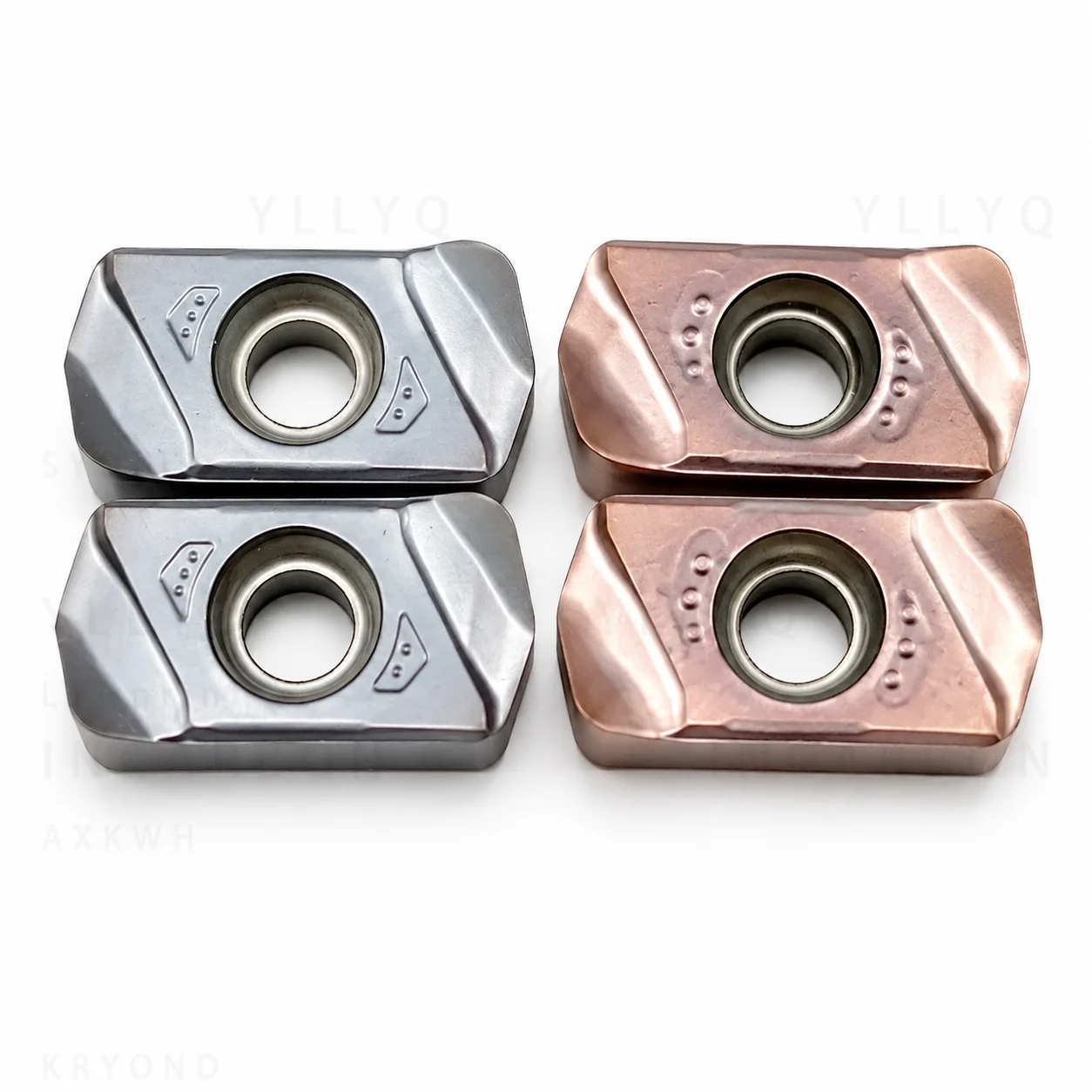 10Pcs LNMU0303ZER MJ AH130 AH725 Carbide Turning Inserts Double Sided Fast Feed Cutting Tool