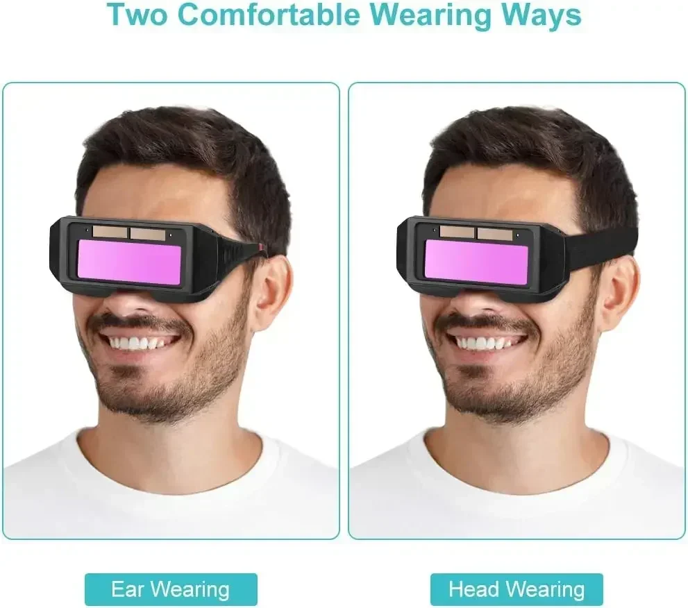 Óculos de soldagem automático solar escurecimento automático óculos de segurança tig mig mma óculos de soldagem soldador ferramentas de proteção