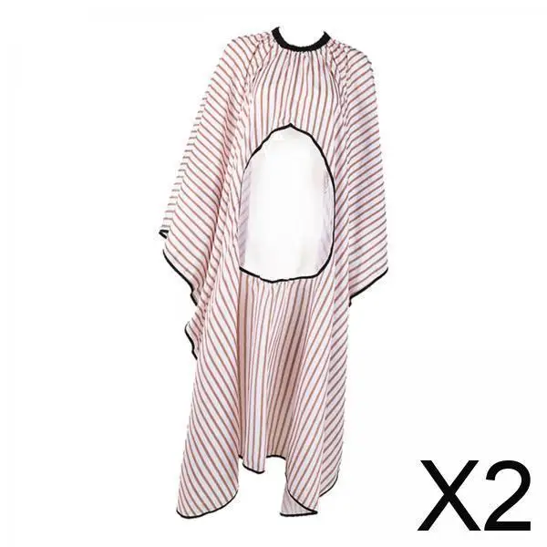 

2x парикмахерская накидка, профессиональная регулируемая застежка на шею, антистатическая накидка для стрижки волос