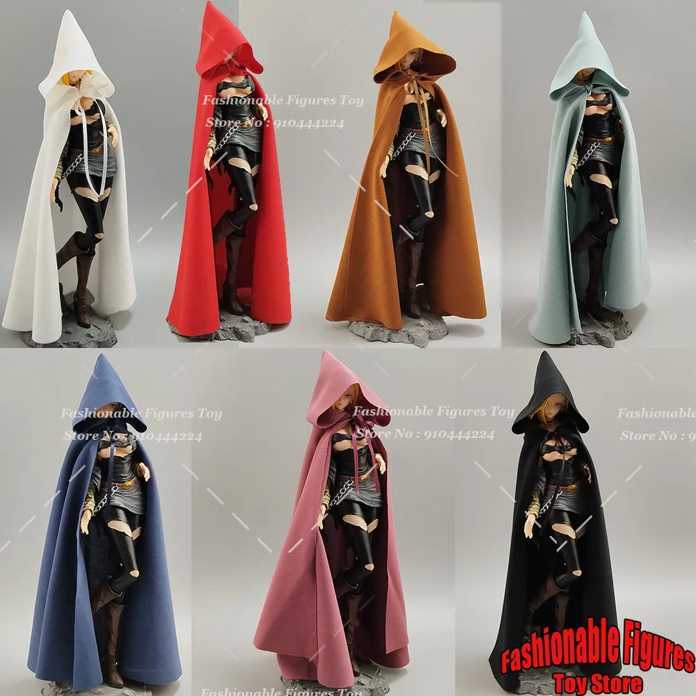 

1/6 Female Soldier Cloak Gothic Hooded Elf Witch Vampires Party Long Cape Overcoats Accessory For 12inch Action Figure Body