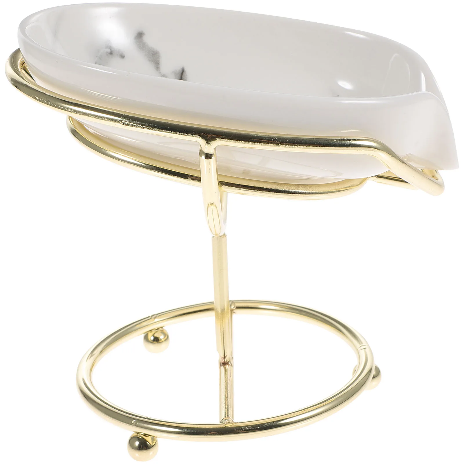 

Metal Ceramic Box 45° Tilted Self Draining Detachable Design Soap Drying Holder For Bathroom Kitchen Toilet Soap Storage Tray