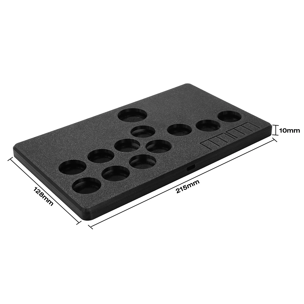 Flatbox-3D Impresso Mini Hitbox Controller Shell, Caso De Substituição, Botões para Flatbox Arcade Stick Joystick