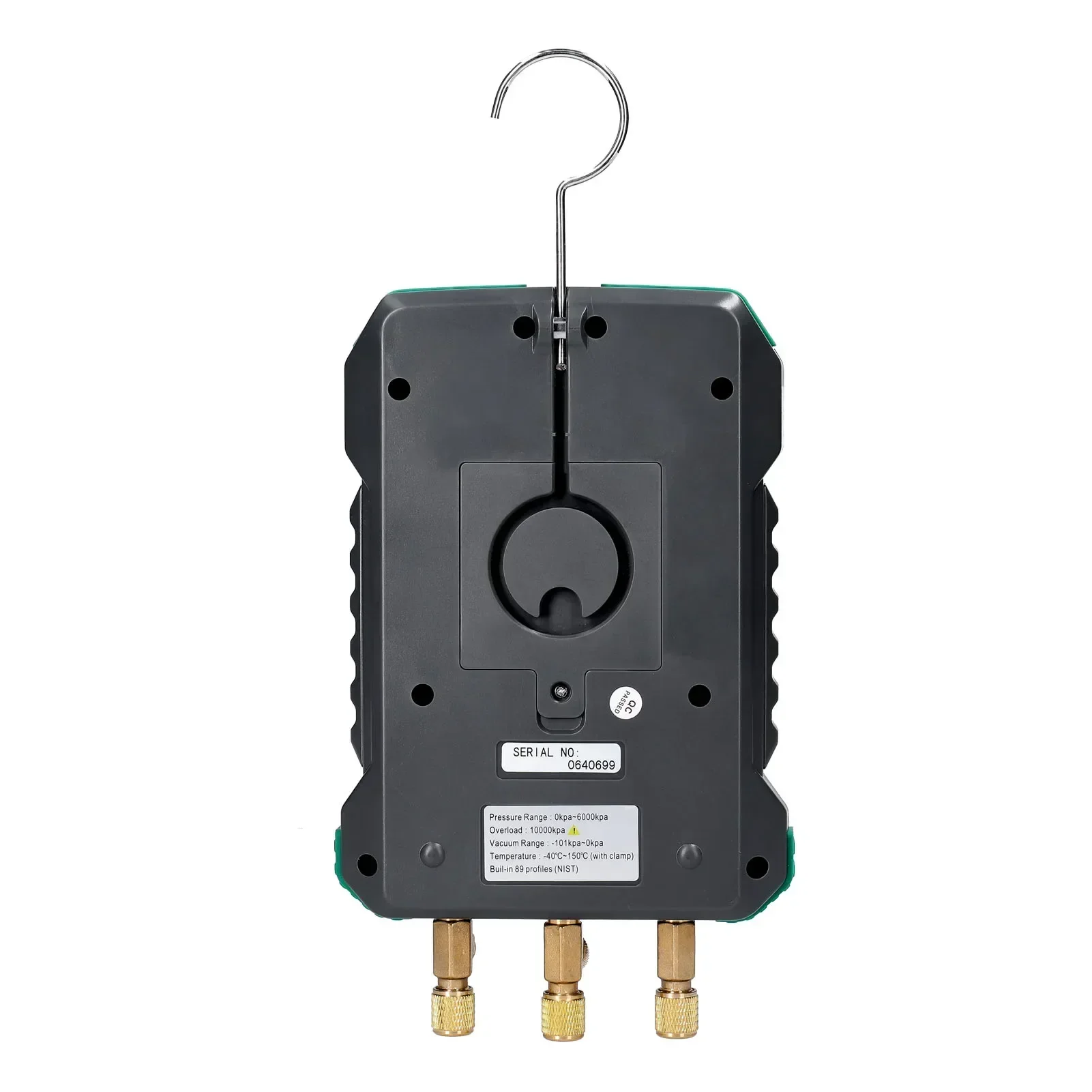 Industrial User-friendly DUOYI DY522A Refrigeration Manifold Meter: Digital For HVAC Vacuum & Pressure Temperature Testing