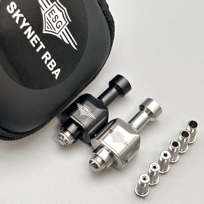 

ESG Skynet Style RBA Bridge 316ss material with 1.0 / 1.2 / 1.5 / 2.0 / 2.5 / 3.0 / 3.5mm Air Pins for BB Billet Box Boro Tank