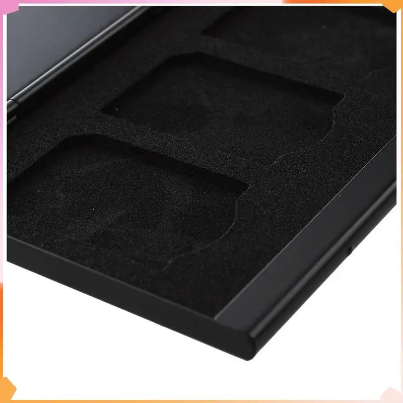 

B94A 3X Case Transmission Case Memory Card Storage Alu Protection. For SD TF Flash For Black 6SD