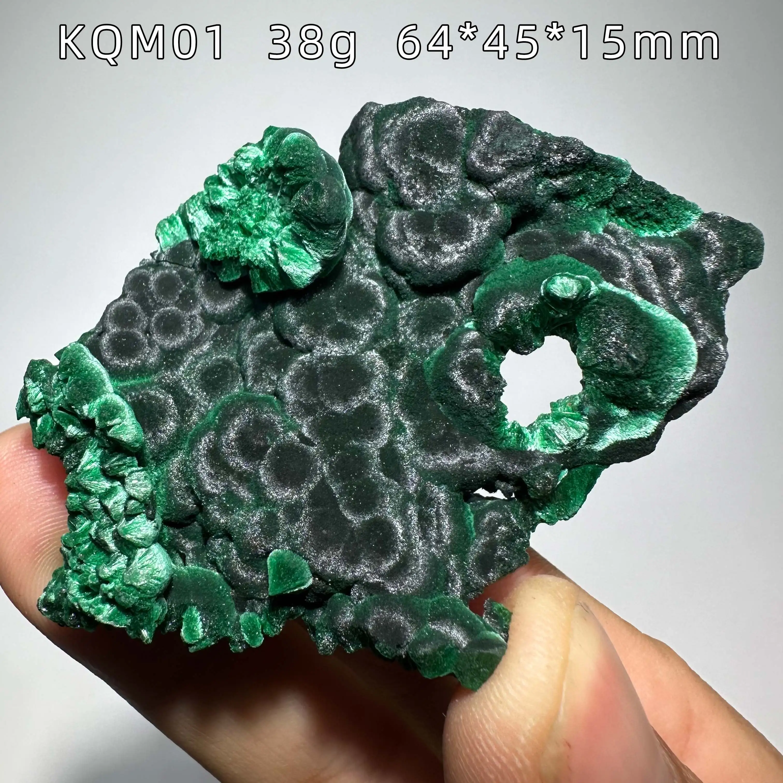 Natural Velvet Malachite Specimen Fibrous Silky Malachite Crystal Cluster Raw Mineral Healing Stone Collection Home Decor