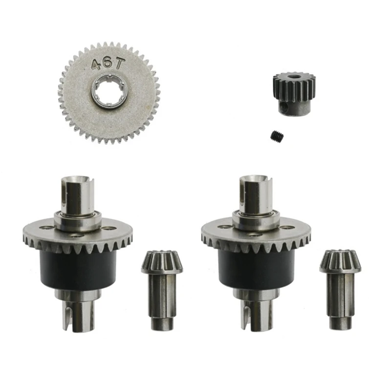 Differential And Gear Set Kits For SCY 16101 16102 16103 16201 Pro 1/16 Brushless RC Car