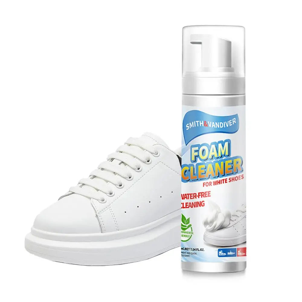 200ML Shoe Cleaner Foam Ready To Use Foam Shoe Cleaner Sneakers Kit For Leather Shoes Whites Shoes Nubuck Sneakers Shoes Canvas