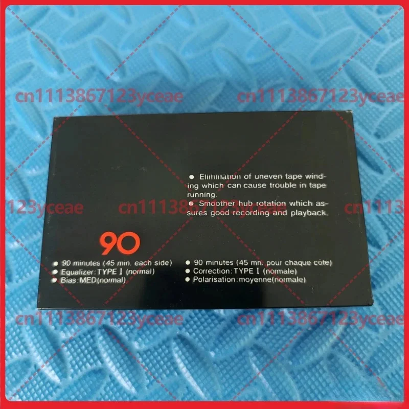 5pcs For SONY CHF90 Type I Blank Audio Cassette Flat Edge Shell Made in Japan Vintage Media for Recording & Collecting