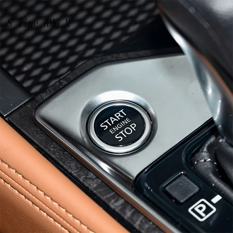 توقف تشغيل محرك تصفيف السيارة لنيسان ألتيما ركلات مارس سينترا فيرسا زر التبديل استبدال غطاء كريستال اكسسوارات السيارات #2