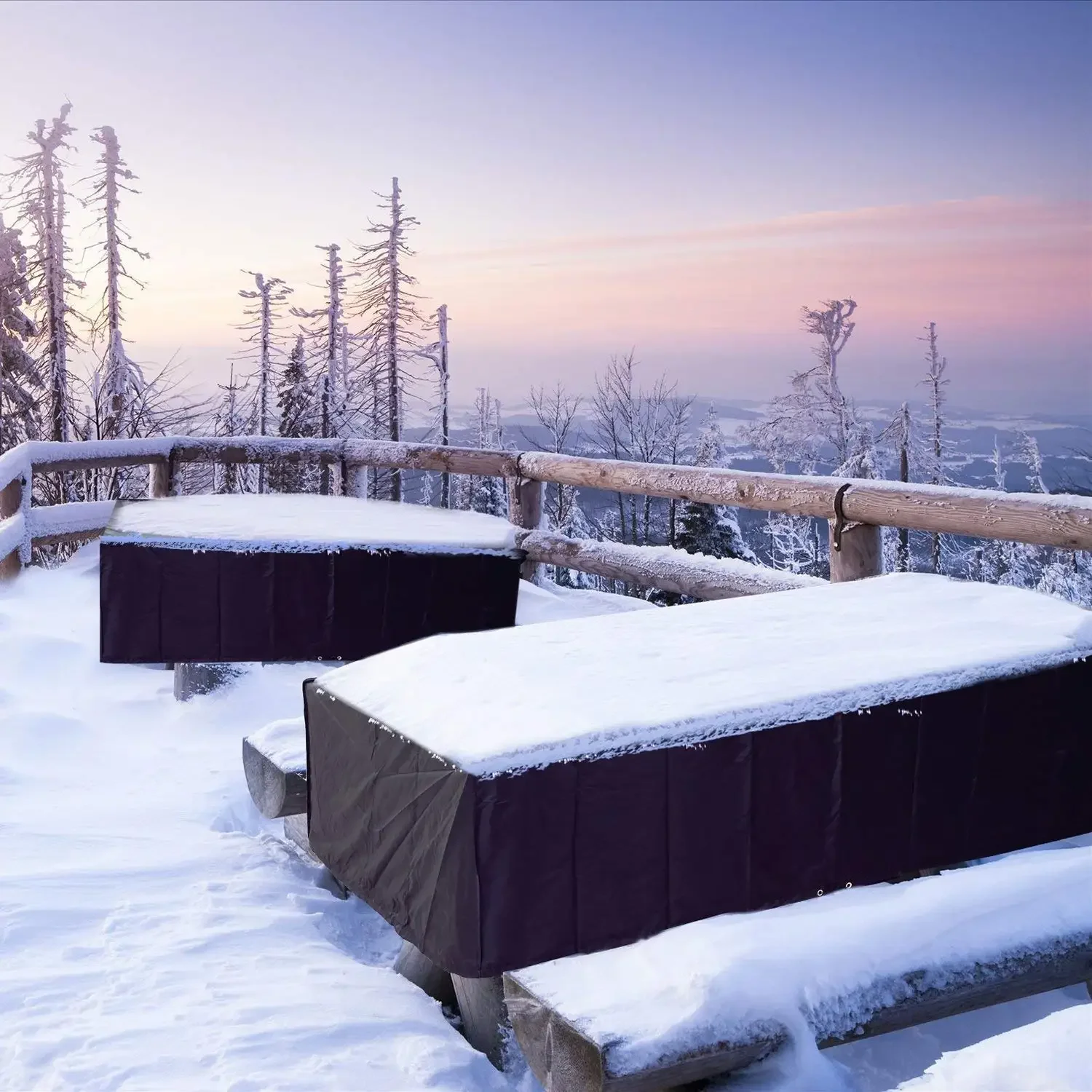 Echte Outdoor-Abdeckung für Gartenmöbel, regen- und schneebeständig, Terrassenstuhl, Sofa, Tisch, Staubschutz, schützendes Outdoor-Kissen – Detail 6