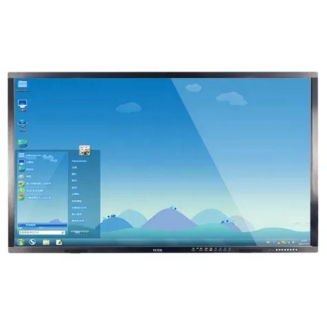 65 pulgadas llevó el panel plano interactivo del tablero blanco de la pantalla táctil elegante de la pantalla para la educación