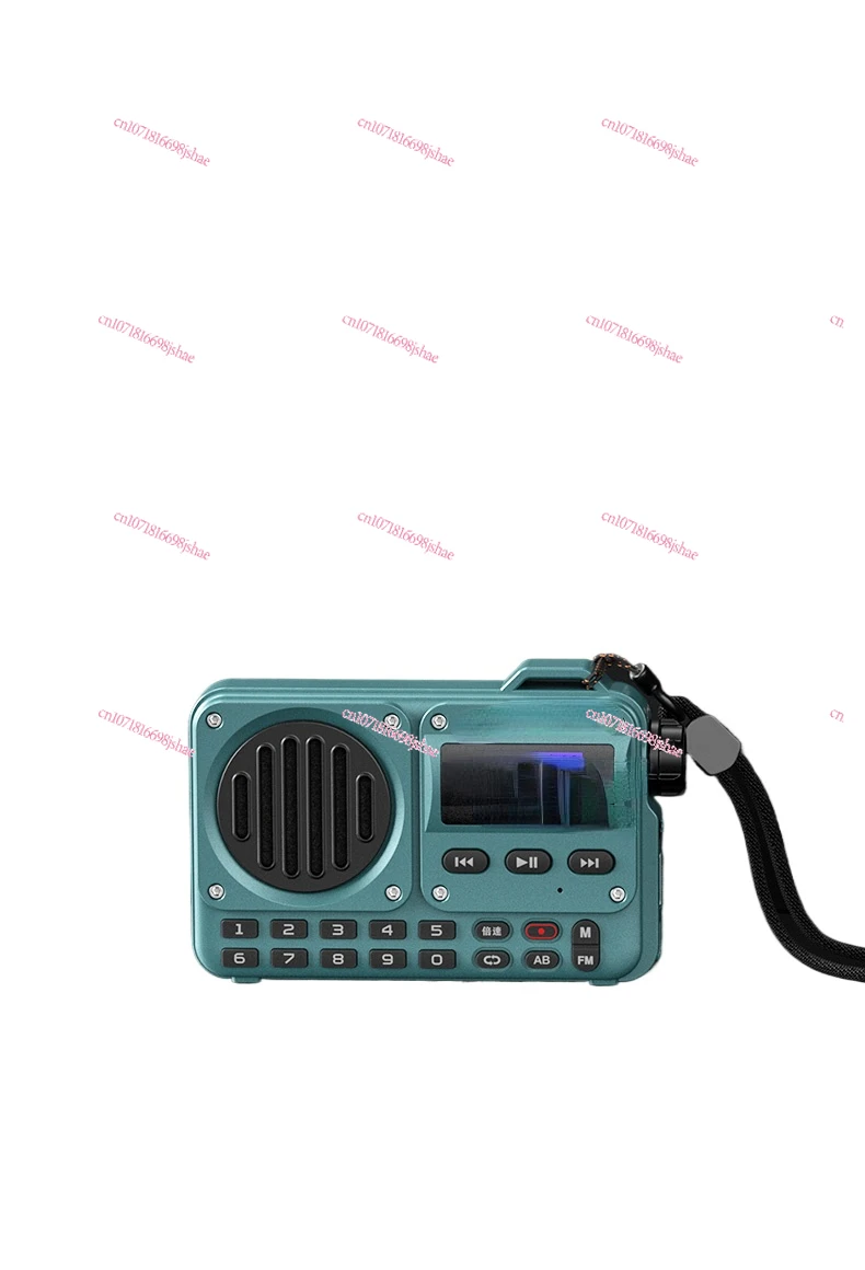 BV800 Bluetooth Audio Portable Card Speaker Children's Ear Grinding Player Double Speed Radio