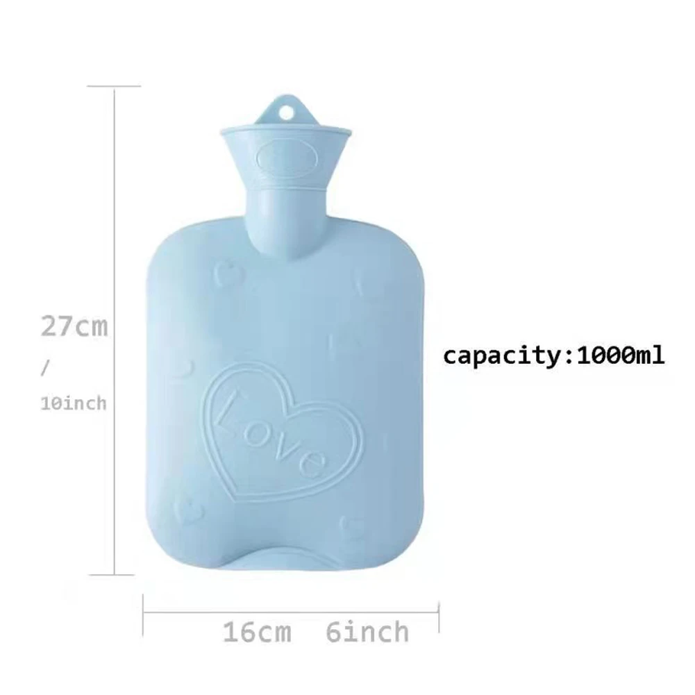 Cartoon Hot Water Bottle with Waist Cover Wrap Around Warm Water Bag Belt Hand Warmer Pocket for Menstrual Cramps Pain Relief