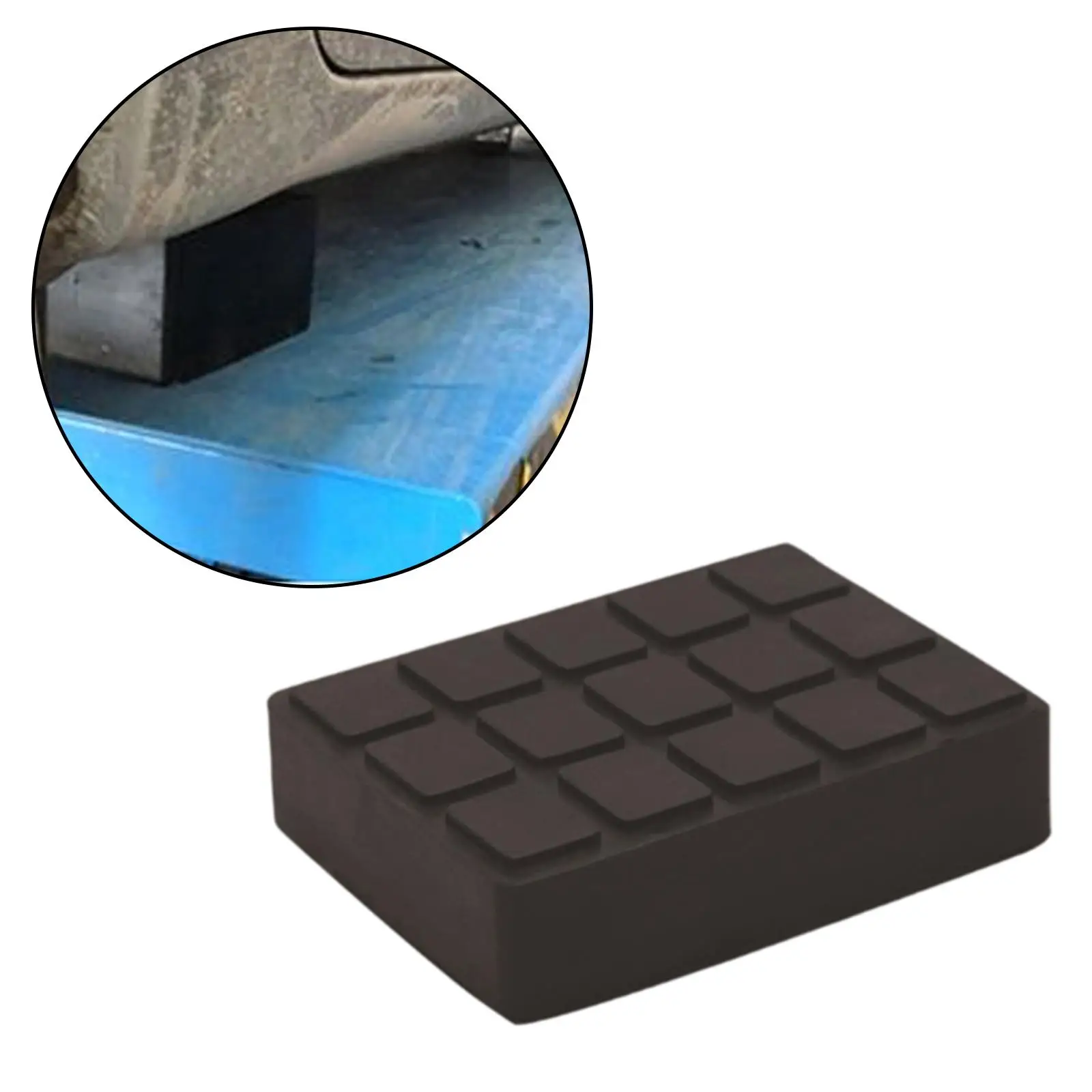 Heavy Duty Car Jack Pad Thick Rubber Support Block Portable Non-slip Lifting Mat for Home Garage Maintenance