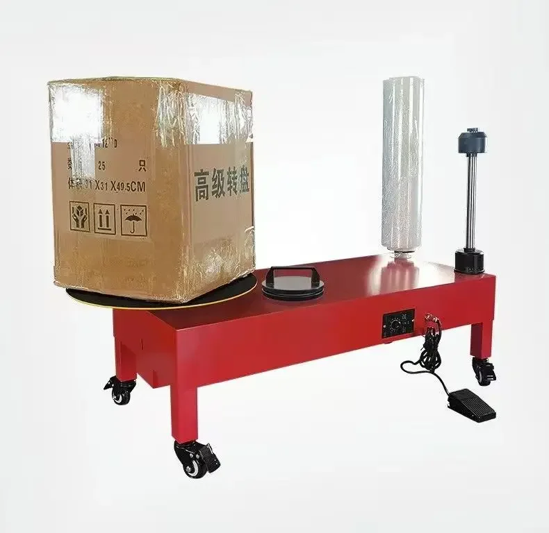 Fully Automatic Big Pallet Pe Plastic Film Stretch Wrapping Machines Honeycomb Wrapping Paper Roll Package Machinery