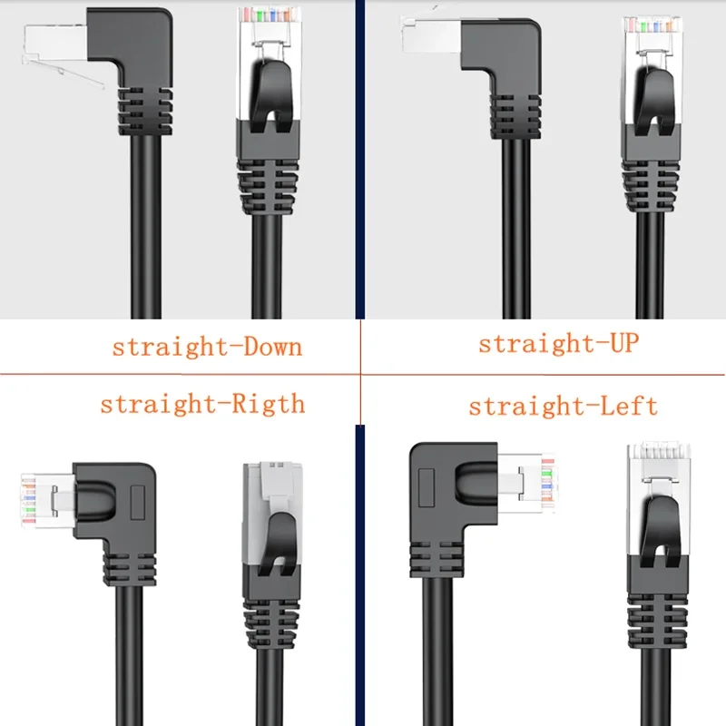 For laptop router XBox PC 10gbps CAT7 Lan cable RJ45 cat 7 UTP cable rj45 Ethernet network cable short jumper