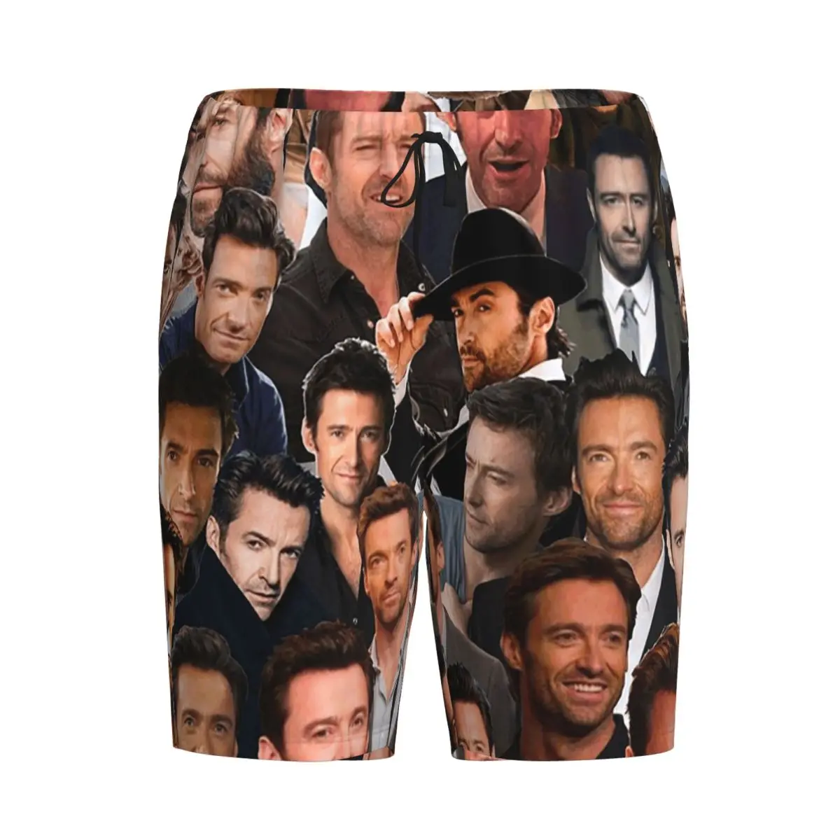 

Custom Hugh Jackman Photo Collage Shorts Sleeping Pants Men Pajama Pants Lounge Sleep Sleepwear Bottoms