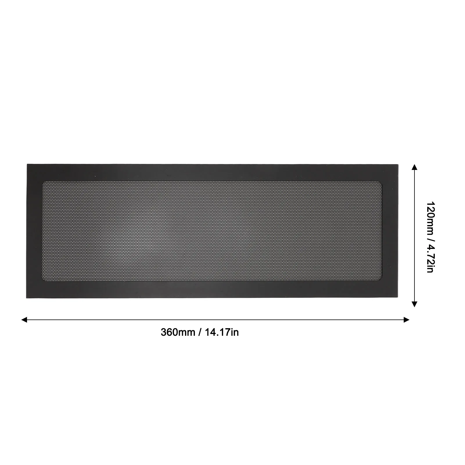 พัดลม PC กรองฝุ่นกรอบแม่เหล็กพัดลมคอมพิวเตอร์ Grills ฝุ่นตาข่าย PVC อเนกประสงค์สําหรับเคสคอมพิวเตอร์ PSU สําหรับพัดลมระบายความร้อนคอมพิวเตอร์