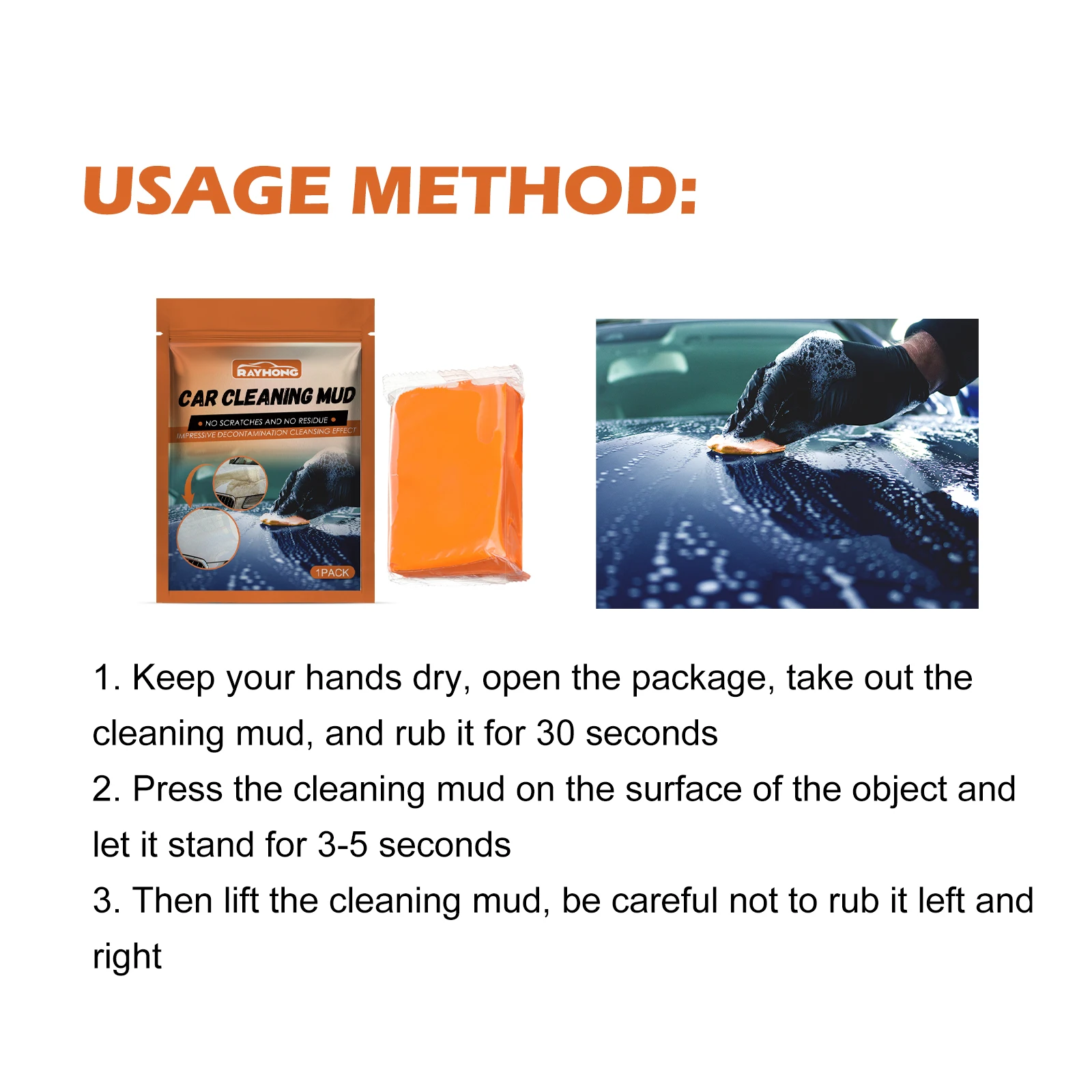 Car Cleaning Clay Bar Multipurpose Auto Paint Detailing Cleaning Magic Mud Car Stain Dust Remover Polishing Clay Car Maintenance image 6