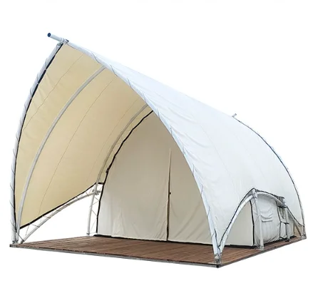 

Luxury Hotel-Style Deluxe Large Outdoor Oxford Canvas Sailboat Tent for Scenic Area Vacation Travel Homestay Camping