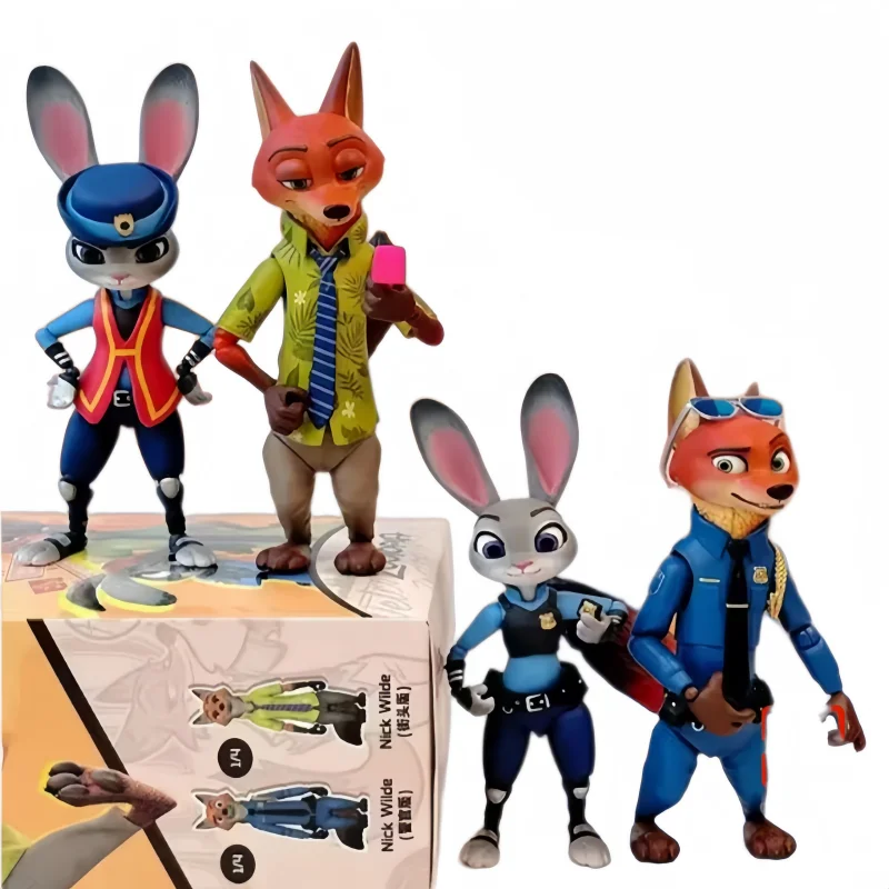 

Genuine Zootopia Action Figure Series Blind Box Cute Collection Desktop Ornament Fashion Trend Surprise Gift Model