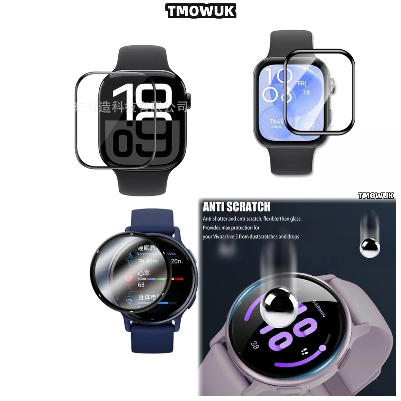 

Non-Reflective Surface For Garmin Vivoactive 5 6 Samsung Fit 2 3 Huawei Watch D FIT2 Redmi Watch5 Lite - Reduced Glare