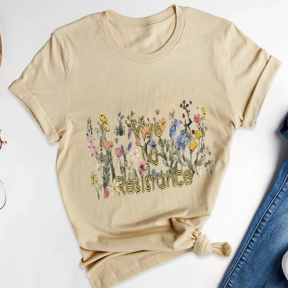 

Female Fashion Graphic T-shirt Y2K Vintage Washed Blouse with Stylish Print Tops for Ladies Casual Summer Outfits